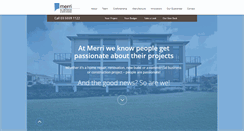 Desktop Screenshot of merrialuminium.com.au